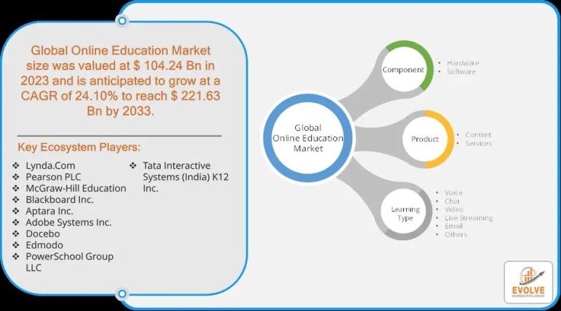 Análisis y pronóstico del mercado de educación en línea hasta 2033: mercado