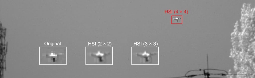 HSI utiliza complejos algoritmos matemáticos para generar una imagen más clara a partir de la información de los sensores digitales. Foto de : Folleto