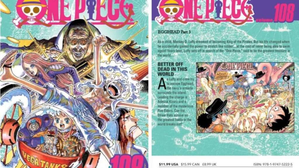 Manga One Piece #108 más vendido, ¿las ventas disminuyeron notablemente respecto al año pasado?